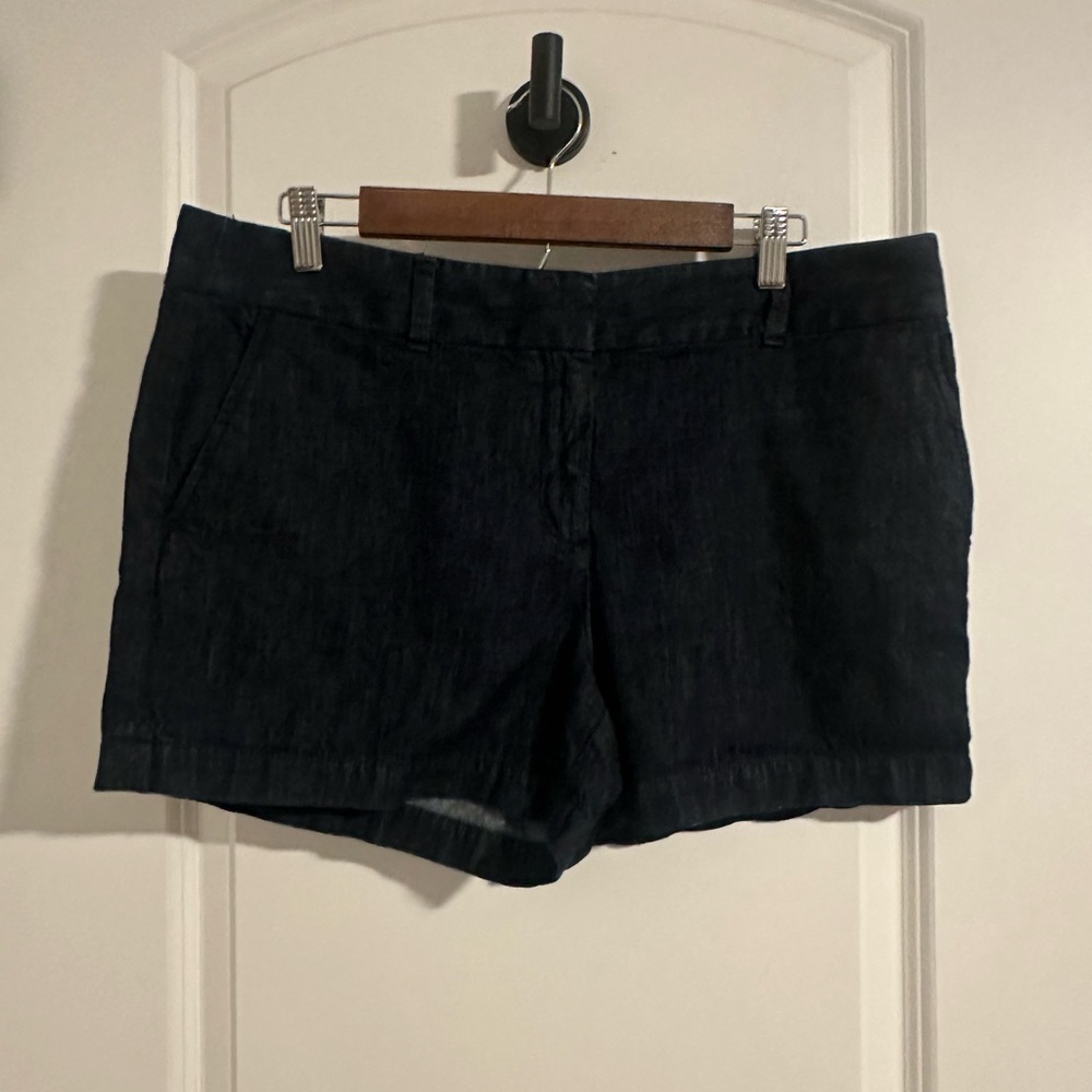 Loft outlet 4 inch 100% cotton denim shorts size 12